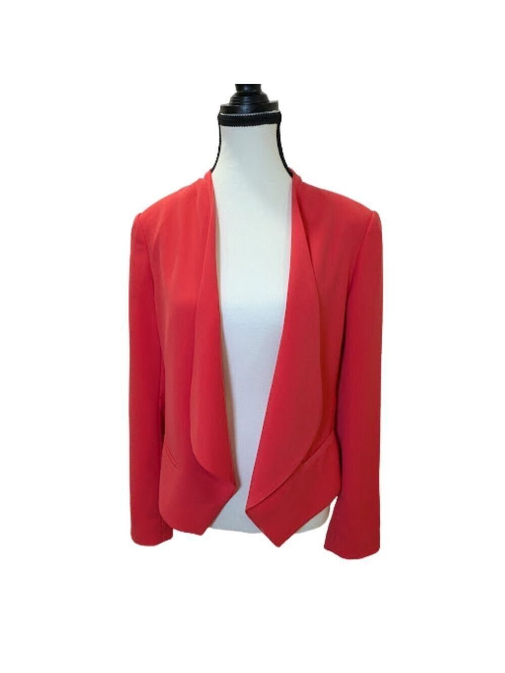 Vince Camuto Coral Blazer Open Front Career Jacket Office Siren Power Dressing 4